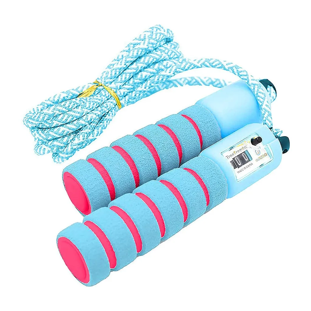 2.6m Adjustable Jump Rope with Counter Sports Fitness Speed Counting Skipping 