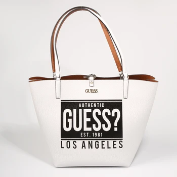 

GUESS BAGS BAG ALBY TOGGLE WHITE HWAG74 55230 White leatherette-WHITE HANDBAG 71994