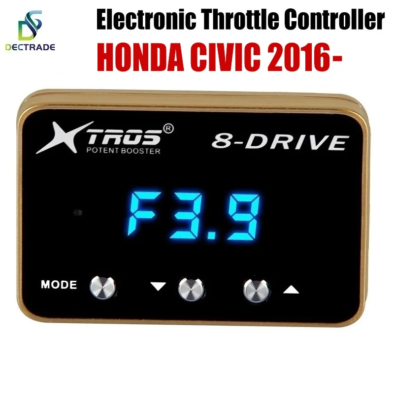 Dectrade Car Electronic Throttle Controller Racing Accelerator Potent Booster For Honda Civic 2016- Tuning Parts 8 Drive