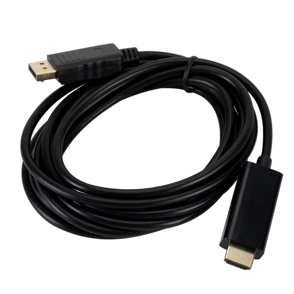 10 футов порт дисплея в кабель HDMI DP к HDMI кабель адаптер позолоченный HD