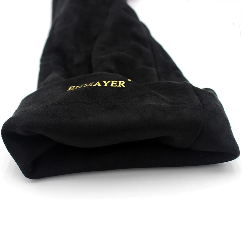 Женские высокие сапоги ENMAYER черные коричневые серые на платформе высоком каблуке