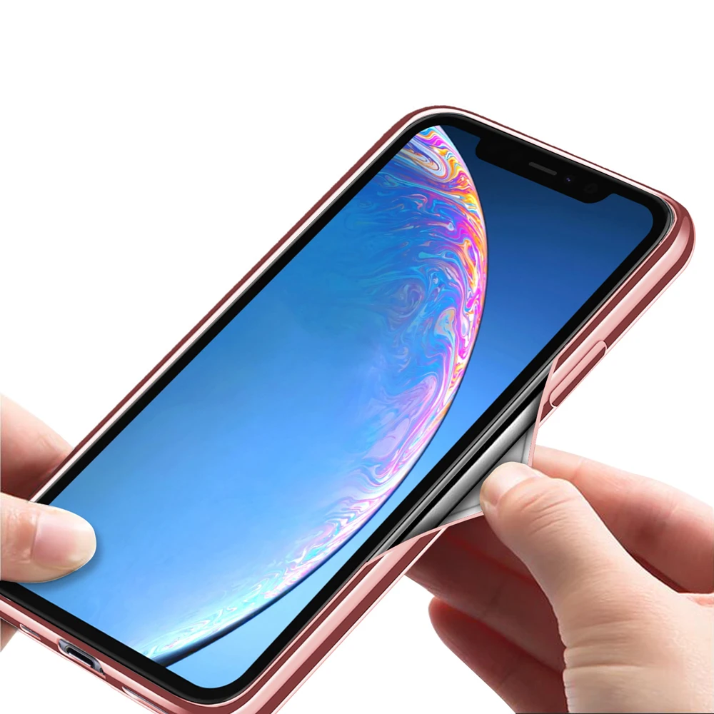 Ультратонкий Модный мягкий силиконовый прозрачный чехол для телефона iPhone 11 Pro Max 3D лазерное покрытие Роскошный чехол для iPhone 11