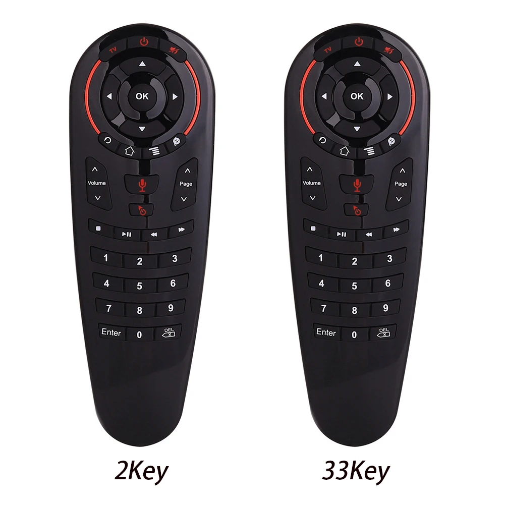 G30 2,4 ГГц портативная клавиатура для ПК практичная воздушная мышь мини Универсальная беспроводная батарея с голосовым контролем питание 2Key 33Key гироскоп