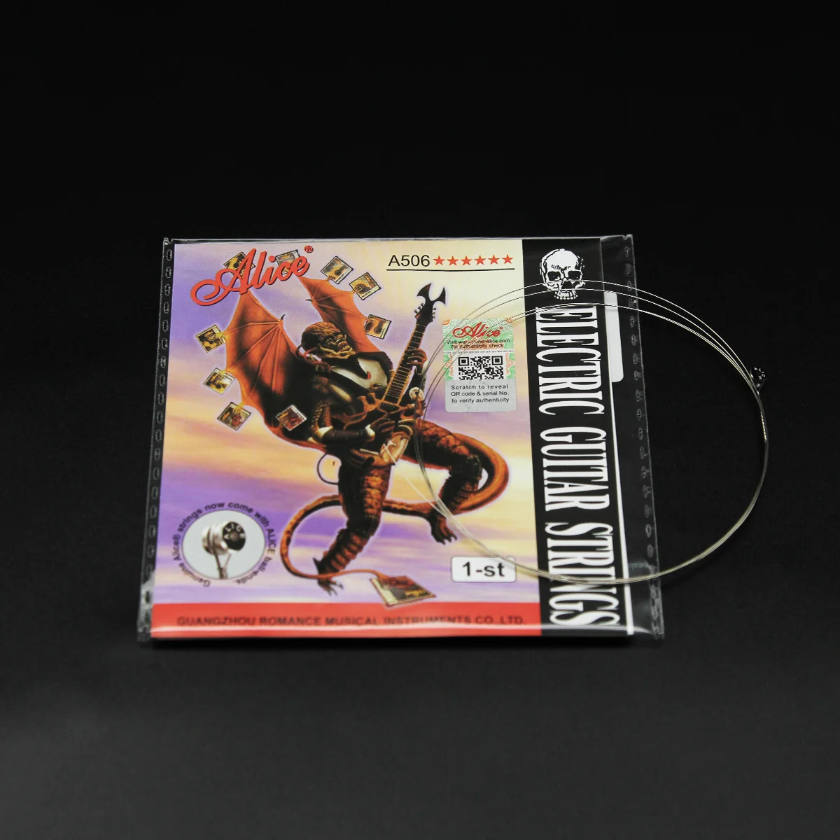 Description Picture 5 of item10pcs Alice A506SL Steel 1st E First Single Electric Guitar Strings 009 inch