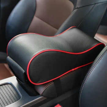 

Car Central Armrest Pad PU Leather Memory Foam Auto Console Arm Rest Seat Box Mat Cushion Pillow Cover Vehicle Protective Stylin