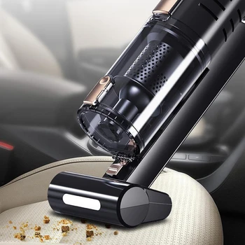 

5500PA Car Vacuum Cleaner High Power Suction, DC 12V 120W Portable Vacuum Cleaner for Car with Led Light and Stainless Steel Fil