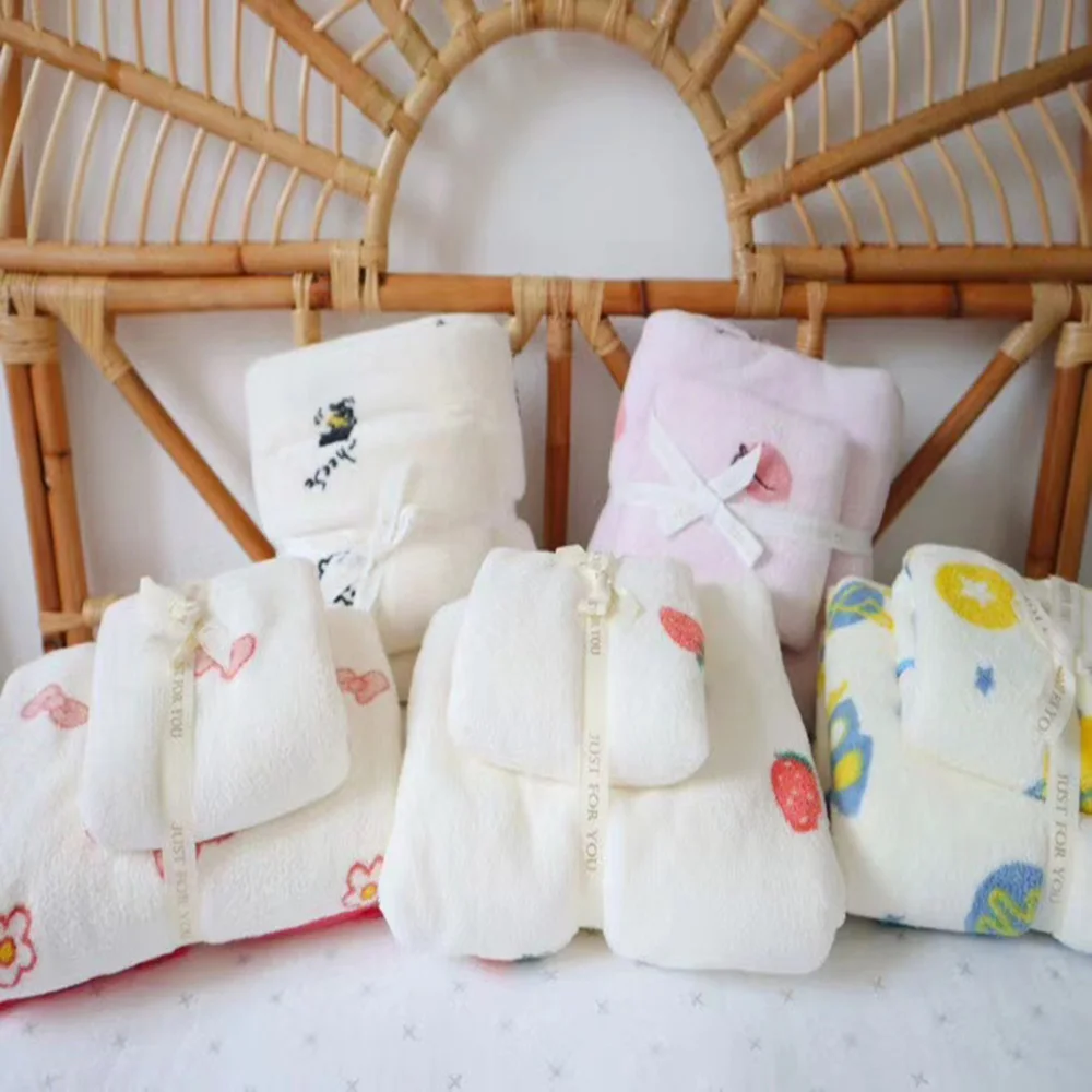 Банное полотенце комплект из 2 предметов супервпитывающее мягкое удобное банное