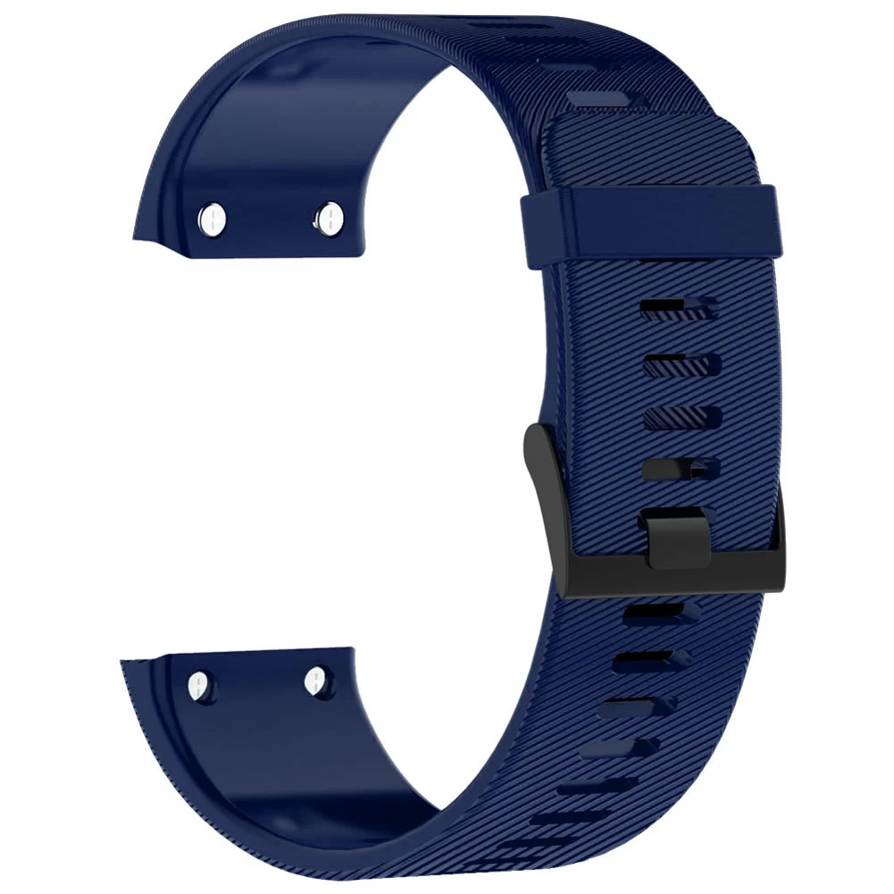 03 Dark Blue Умные ремешки для часов Garmin Forerunner 35 30 Премиум мягкий силиконовый сменный ремешок саржевая черная пряжка аксессуары для умных часов - Цвет: 03 Dark Blue