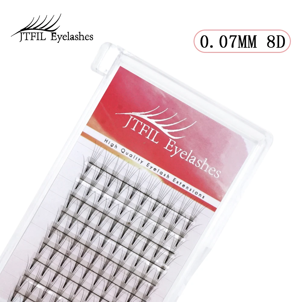 

Premade Volume Fans Eyelash Extension Short Stem C/D Curl Lashes Makeup Prefessional Convenient Professional Roll Eyelashes