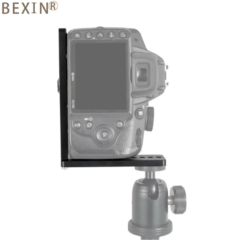 Универсальная l-образная пластина для камеры, вертикальная пластина, быстросъемная пластина для камеры Nikon Canon dslr, головка штатива