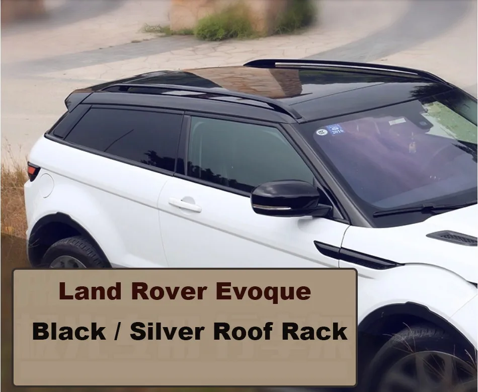 Для Land Rover Range Rover Evoque 2012- алюминиевый сплав серебристый верх Рейлинги на крышу стойки боковые полосы украшения отделка автомобильные аксессуары