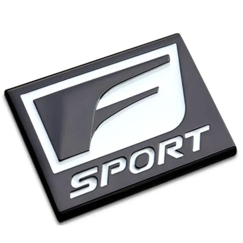 1X 3D брелок для автомобильных ключей Стикеры F-SPORT эмблема FSPORT знак авто наклейка