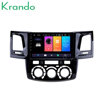 

Krando Android 9.0 9"IPS touch screen car multimedia player GPS for Toyota fortuner 2016-2018 navigation system No 2din DVD