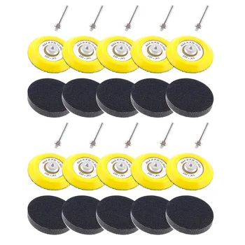 

12Pcs Sanding Discs Pad Assortment Kit Soft Foam Layer Buffering Pad for Hook and Loop Sanding Pad Drill Grinder