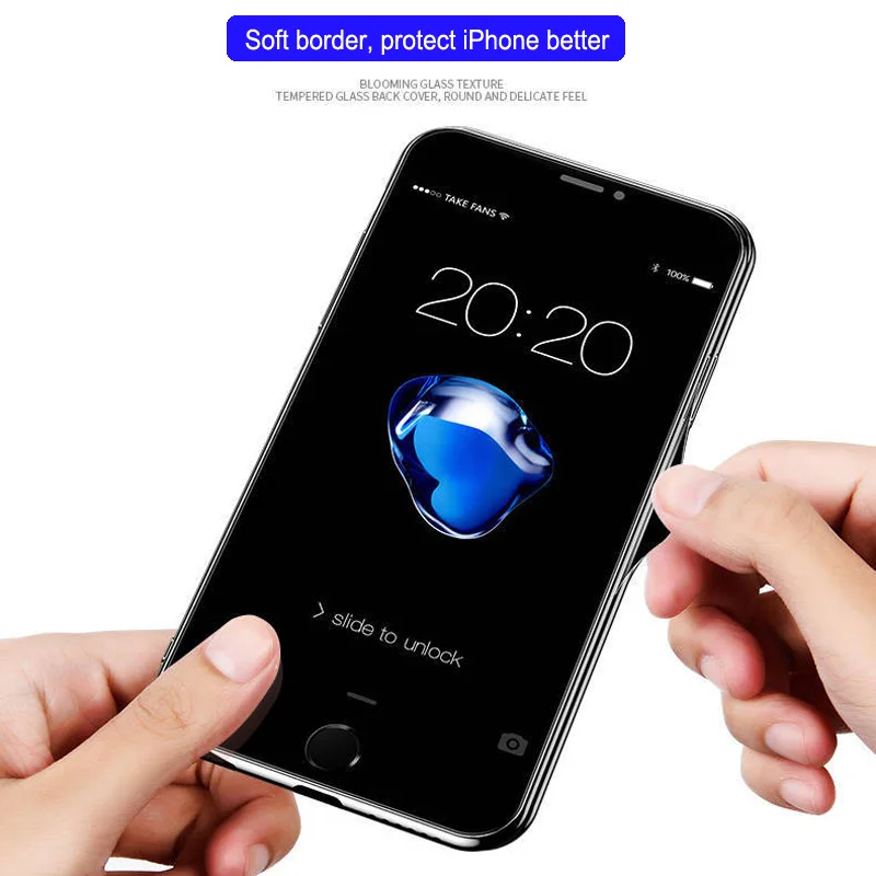 Модный ультра-тонкий Гальванизированный Мягкий ТПУ чехол для телефона из закаленного стекла для iPhone XR XS Max 6S 7 8 Plus fundas coque