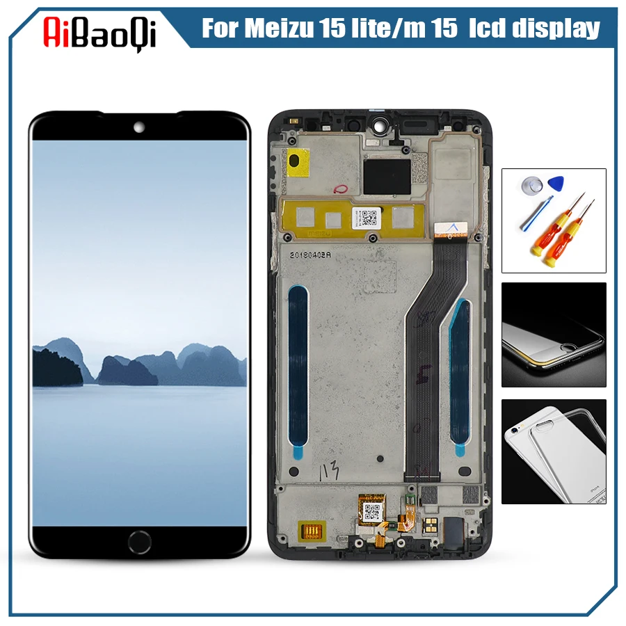 Оригинальный ЖК экран для MEIZU M15 дигитайзер сенсорного экрана Meizu 15 lite M871H