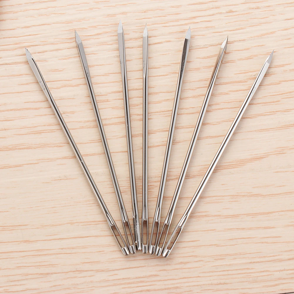 Hot 10PCS Leathercraft DIY Leather Triangular Needles Fur Special