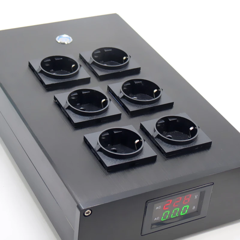 

2019 High-End Audio Noise Filter, AC Power Conditioner, Power Filter, Power Purifier with EU Outlets power strip