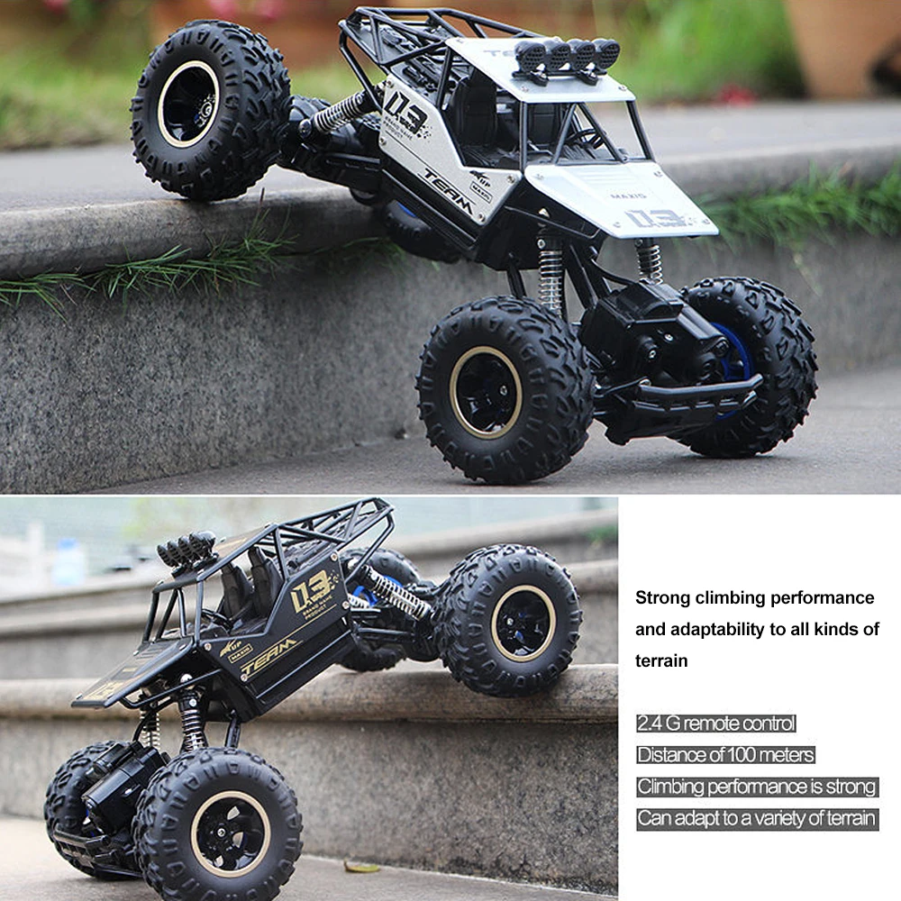4WD RC автомобиль обновленная версия 2,4G радиоуправляемые игрушечные машинки RC Bigfoot Модель автомобиля игрушки для детей подарок дропшиппинг
