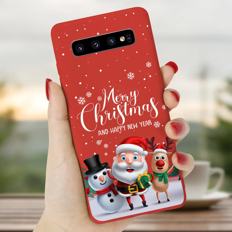 XSD3 Стильная футболка с изображением персонажей видеоигр Санта Клаус для Samsung Galaxy J3, J5, J7 года J4 J6 J4 Plus J6 плюс J3 J5 Рождество год олень ТПУ чехол - Цвет: XSD3
