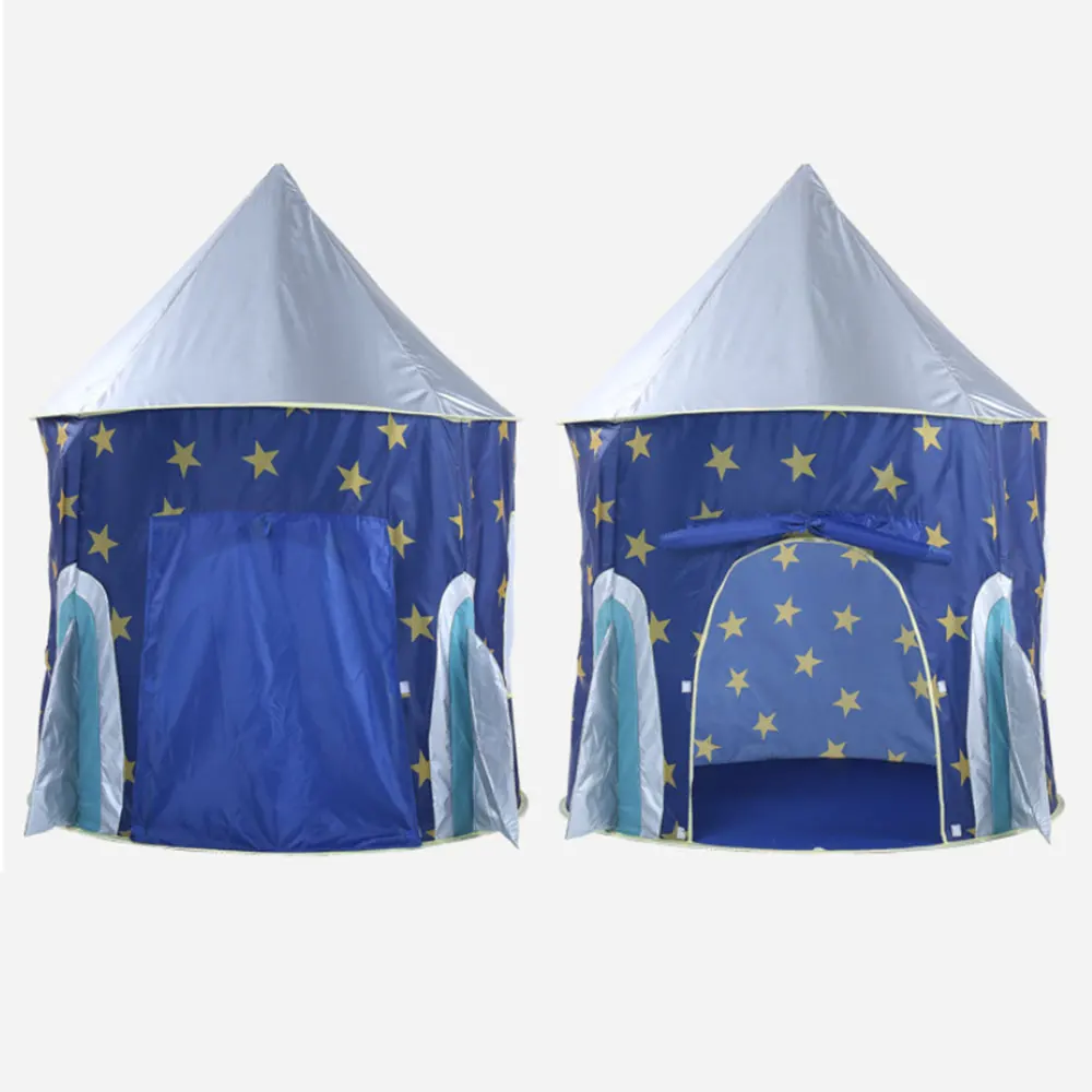 Play Tent Portable Foldable Boy Girls Prince Folding Tent Children Boy Castle Play House Kids Gifts 3