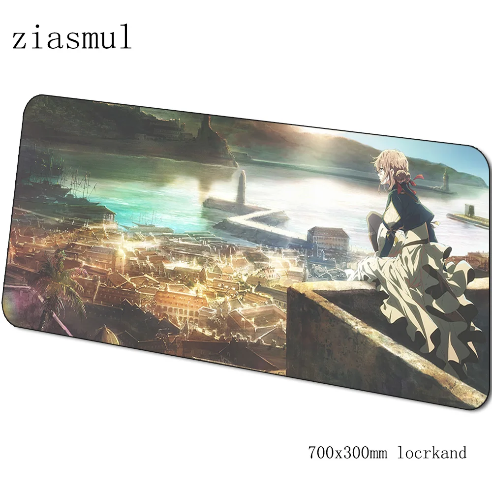 Violet evergarden коврики 700x300x3 мм Высококачественный игровой коврик для мыши большая клавиатура Коврик для мыши милый ноутбук аксессуары для геймеров коврик для мыши - Цвет: pattern 3
