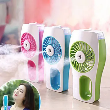 

Handheld Misting Fan Mini USB Rechargeable Battery Operated Misting Fan Portable Personal Fan With Spray Bottle Water