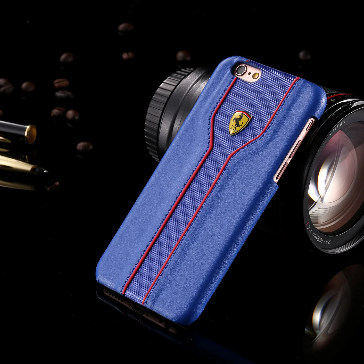Автомобильный Креативный логотип супер-feel PU чехол для телефона для iPhone XS XR MAS 7 8 Plus для samsung Note8 S6 S7 S8 funda