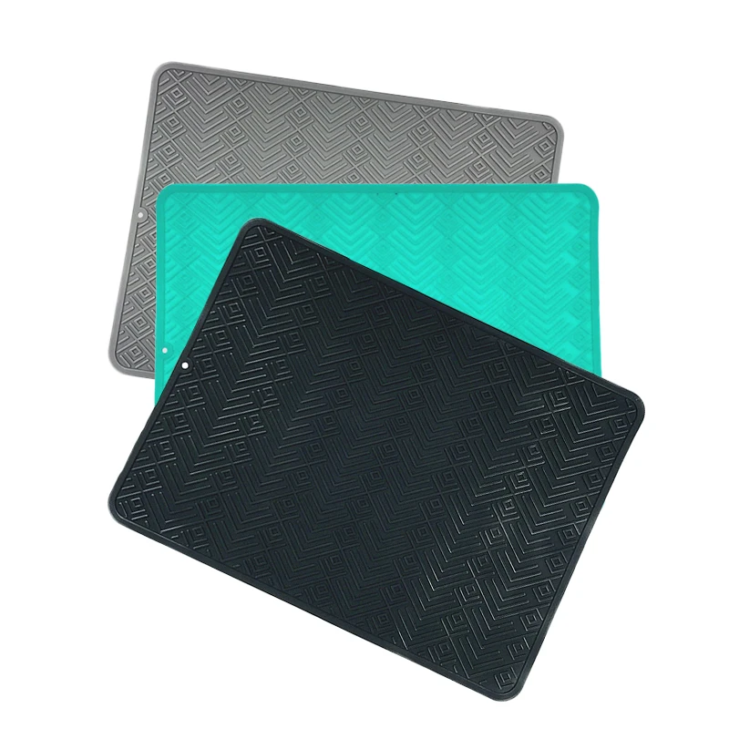Premium Heat Resistant Drying Mat Silicone Table Placemat Tableware