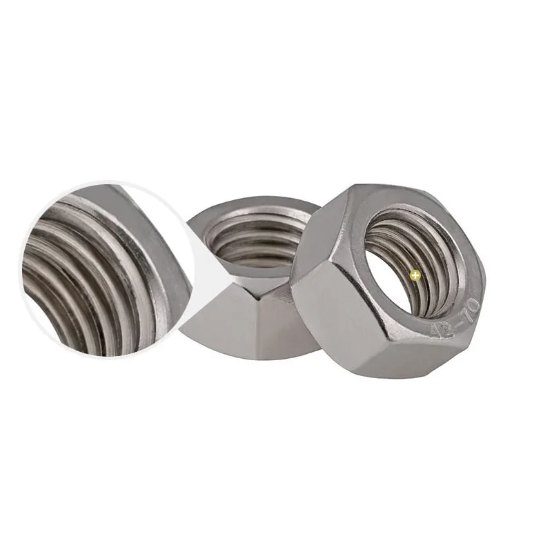 Free Shipping 100pcs/Lot Metric Thread DIN934 M2.5 304 Stainless Steel Hex Nut Hexagonal Nut Screw Nut A2-70 DT2