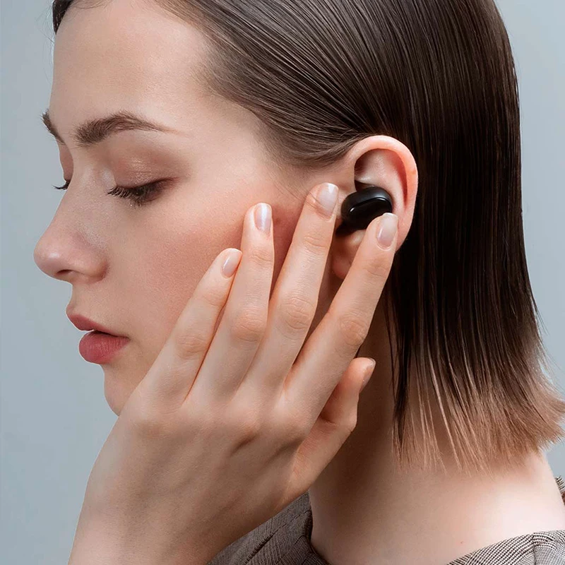 Оригинальные беспроводные bluetooth-наушники Xiaomi Redmi Airdots, TWS, bluetooth 5,0, голосовое управление, гарнитура с шумоподавлением, DSP, наушники с микрофоном