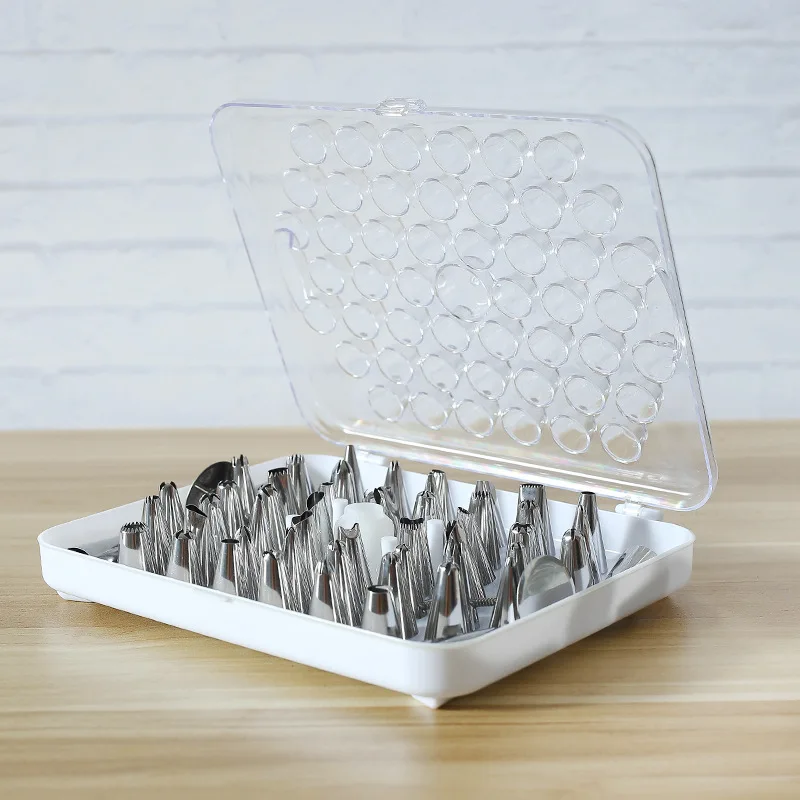 

52 head flower mouth set baking cake squeeze flower bag Korean table flower cream tool make cookies