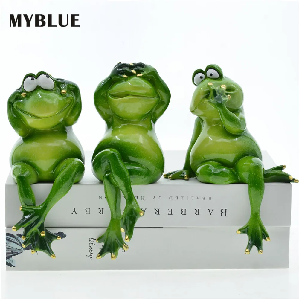 6PCS Luminous Mini Frogs Fairy Garden Decoration Miniature Frog Figurines  Glow At Night Home Decor Kawaii Accessories - AliExpress