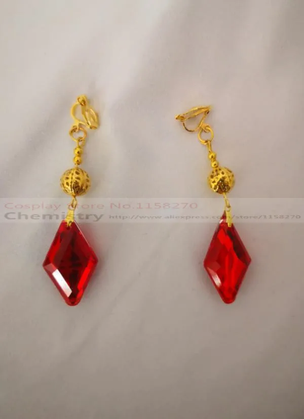 Сережки-клипсы для косплея с имитацией торца одна пара |