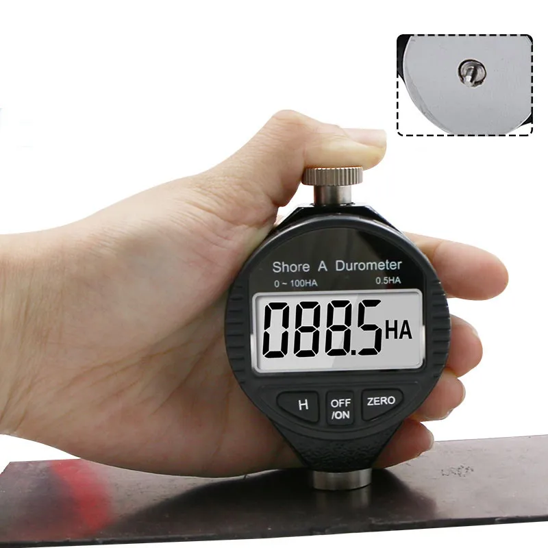 HA HD HC Индикатор цифрового набора дюрометр Цифровой Твердомер Shore A для пластиковой кожи резиновый мульти-смола