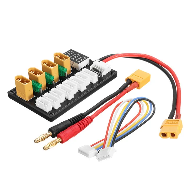 

4S XT60 Terminal Block B6 Accessories Lithium Balance Charge And Punch Plate Parallel Adapter Plate B6 Expansion Board