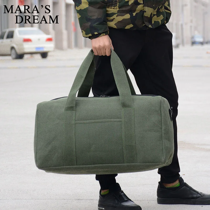Mara's Dream Мужская холщовая Дорожная сумка Новая модная дышащая водонепроницаемая однотонная большая Вместительная дорожная Мужская спортивная сумка для хранения
