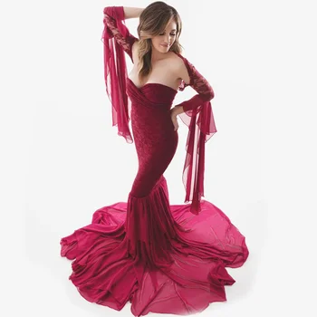 

Maternity Dresses For Photo Shoot Chiffon Pregnancy Dress Photography Props Maxi Gown Dresses For Pregnant Women Clothes