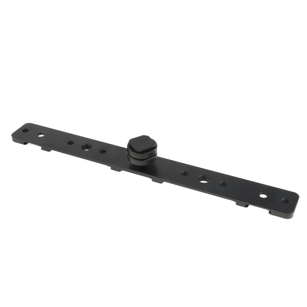 Cold Shoe Extension Bar Bracket Dual Sided Mounting for Lights Monitors Mic