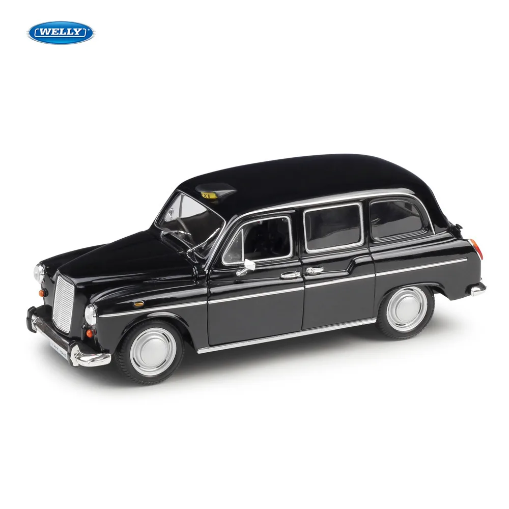 

WELLY 1:24 London taxi machine Simulation Alloy Car Model Collection toy tools Die casting