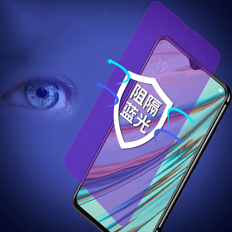 Защитное закаленное стекло синего цвета для OPPO Realme XT 5 Pro X2 Pro, синий светильник, Защитное стекло для OPPO Realme XT 5 5Pro X2Pro X2