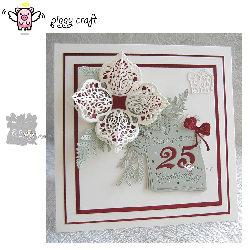 Металлические Вырубные штампы форма для вырезания Рождественский день