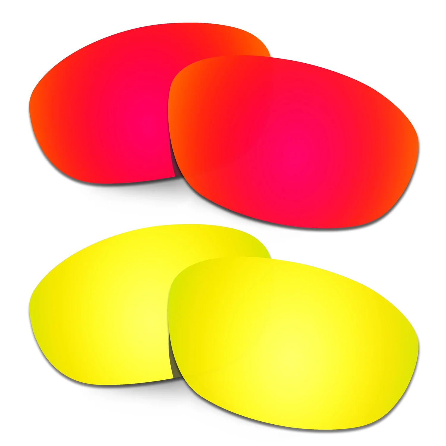 

HKUCO Polarized Replacement Lenses For OO9157 Twenty XX 2012 Sunglasses Red/Gold 2 Pairs