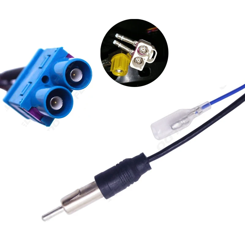 

Carmitek KROAK Radio Adaptor Antenna Audio Cable Male Dual Fakra - Din Aerial For Audi / Volkswagen / Skoda Rapid