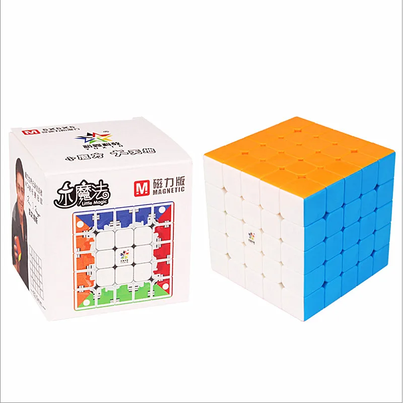 Yuxin 5x5x5 куб маленький магический M 5x5x5 Магнитный магический куб yuxin Магнитный 5x5 скоростной куб Zhisheng 5x5 Магнитный куб-головоломка игрушки