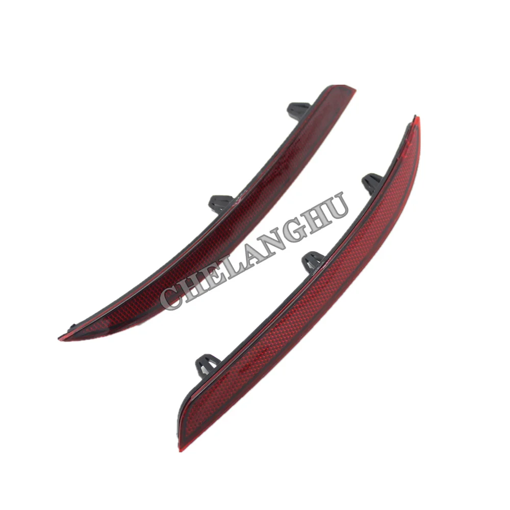 For VW Passat CC 2013 Car-styling Red Rear Bumper Reflector Tail Light Bars Brake Parking Warning