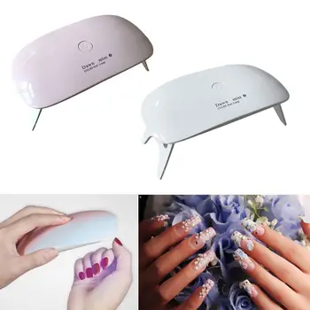 

6W Mini Mouse UV Dryer Nail Lamp Portable USB UV LED Nail Dryer Light 45S 60S Timer Setting UV Resin Curing Lamp