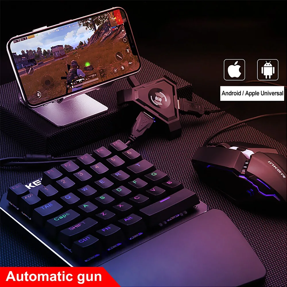 Mobile Phone Game external Keyboard Mouse Bluetooth Converter for PUBG The Battlefield Mobile Games Accessories