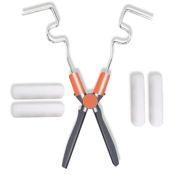 

5pcs/set Paint Roller Brush Kits Multi-function Wall Decorative Paint Roller Brush Tool Painting Brushes Sets