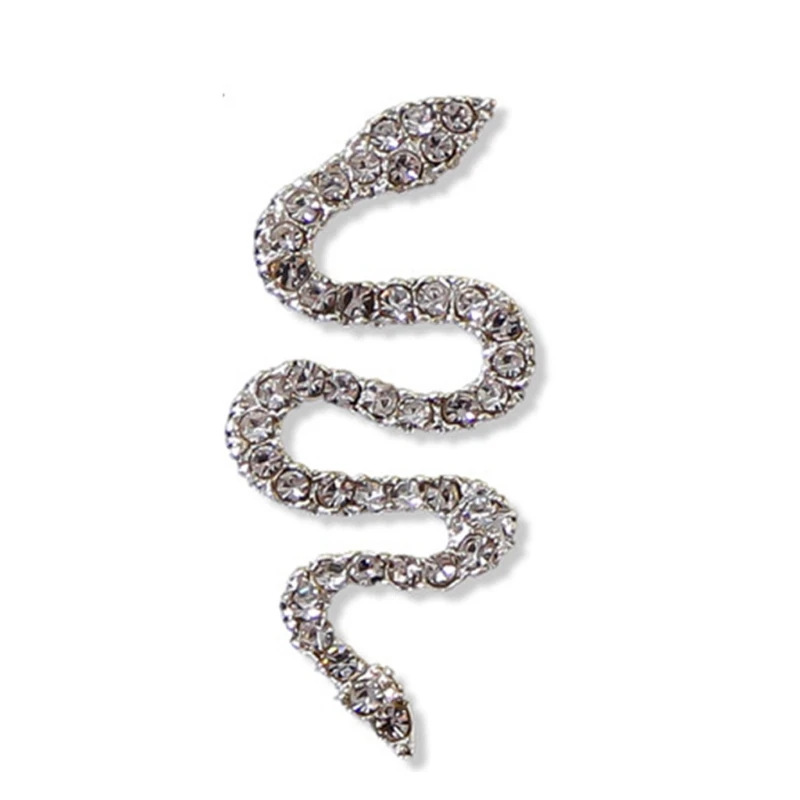Nail Art Jewelry 3d Charms Snake-Shape Accessory Mixed Smooth Metal for DIY Making K3NE | Красота и здоровье